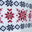 Light Christmas Jumper with Reindeer and Snow Blue