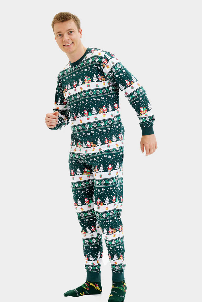 Men Jolly Green Christmas Pyjama
