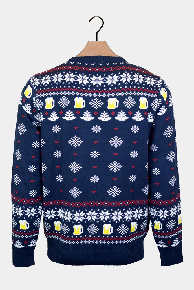 Beer Pocket 3D Men's Christmas Jumper