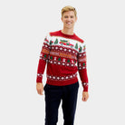 Mens Christmas Jumper Home Driving