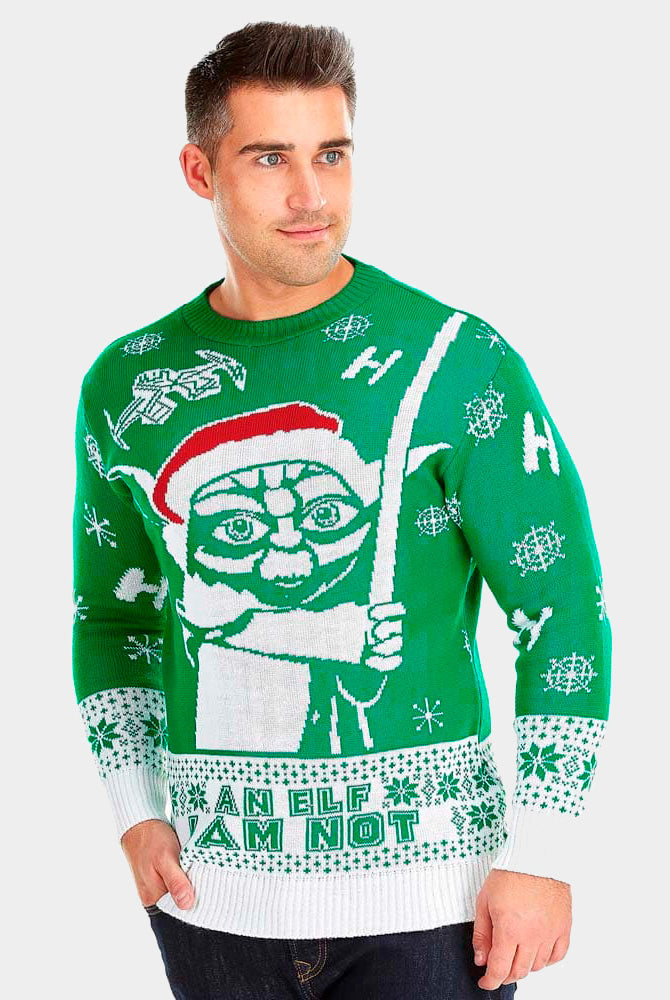 mens I am Not an Elf Couple's Christmas Jumper