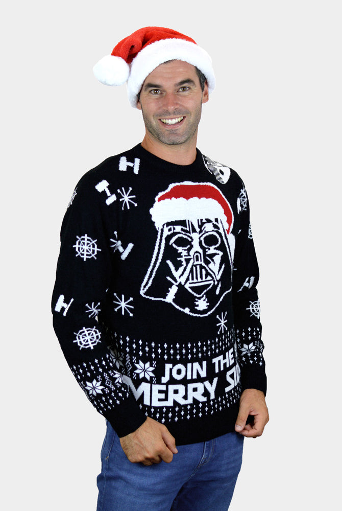 Star Wars Mens Join The Merry Side Couples Christmas Jumper