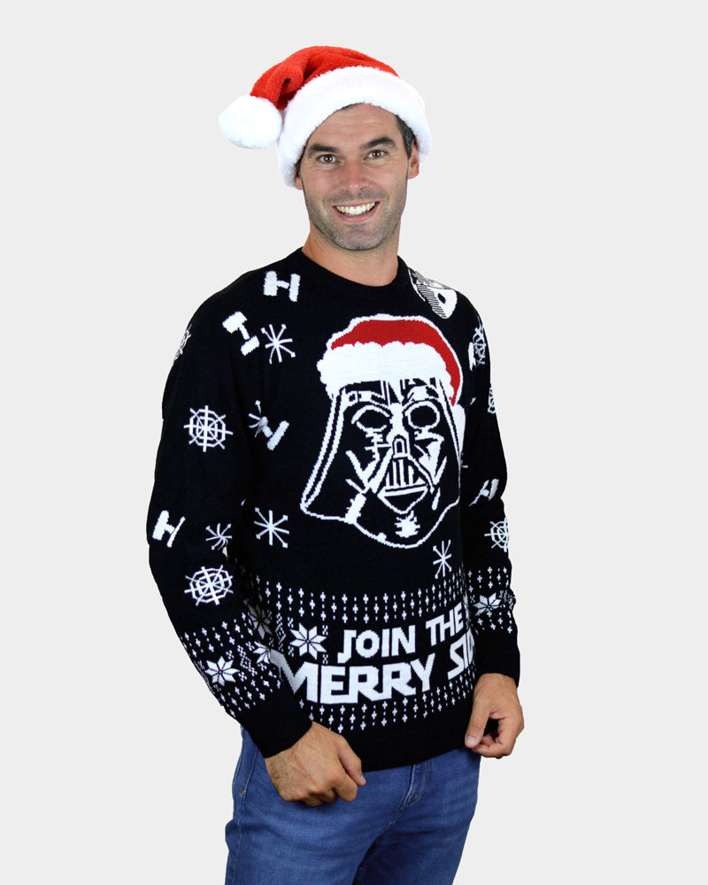 Star Wars Mens Join The Merry Side Womens Christmas Jumper