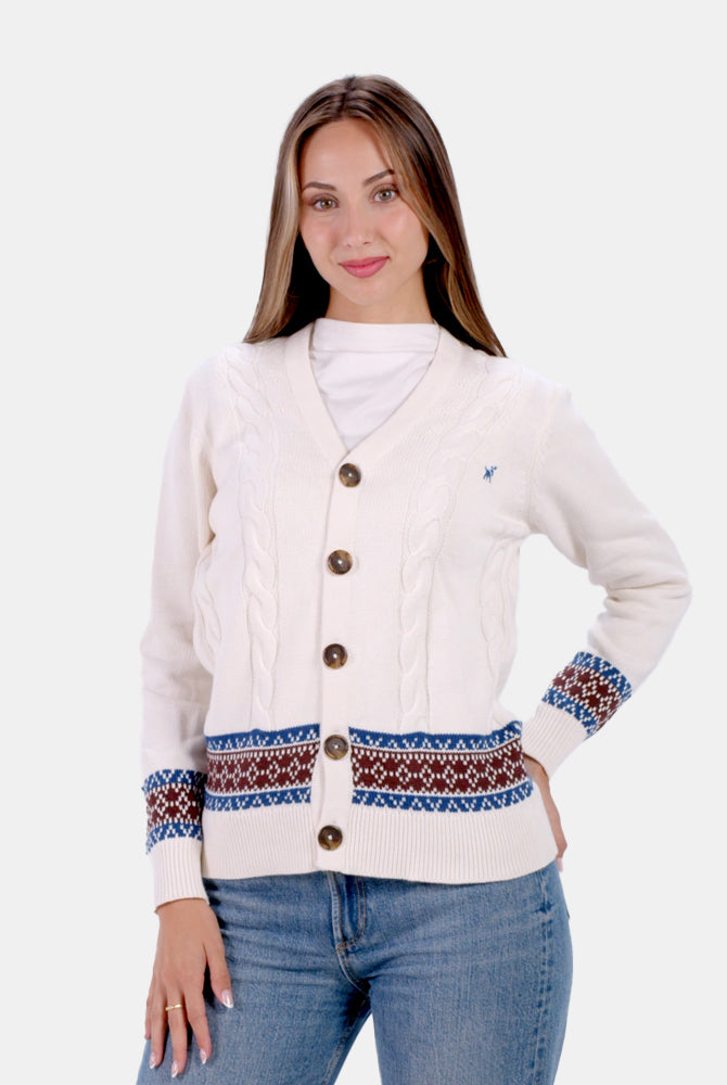 Organic Cotton Cardigan Mens Jumper Renne Women