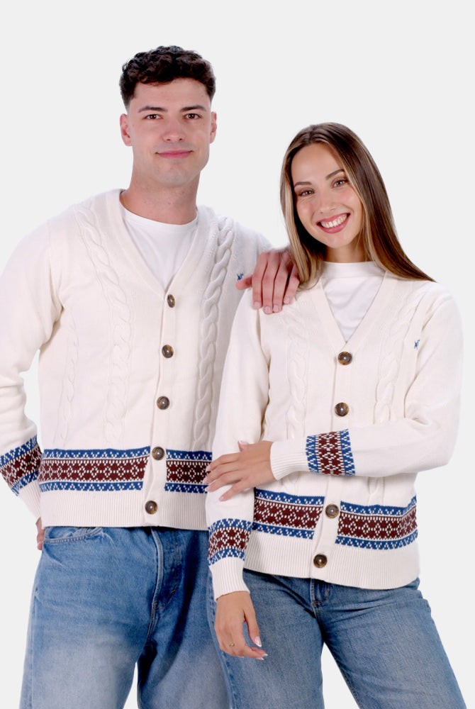 Organic Cotton Cardigan Womens Jumper Renne Couple