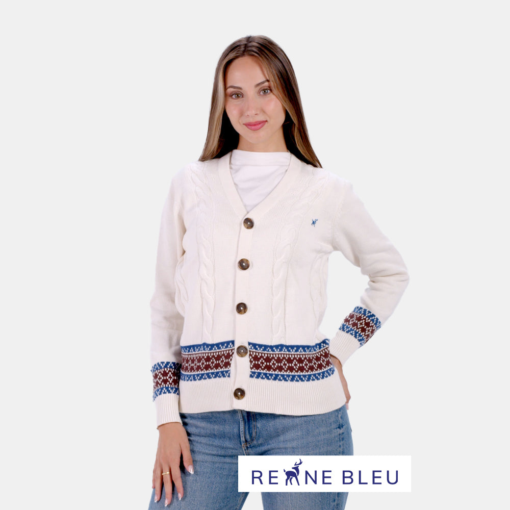 Organic Cotton Cardigan Womens Jumper Renne