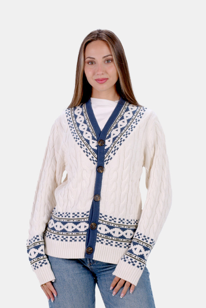 Organic Cotton Couple Jumper Cardigan Cottage Women