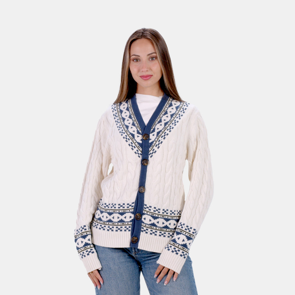 Organic Cotton Couple Jumper Cardigan Cottage Women