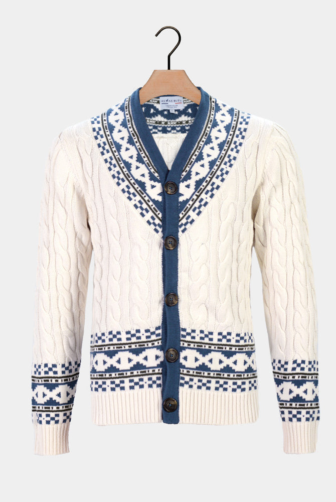 Organic Cotton Couple Jumper Cardigan Cottage