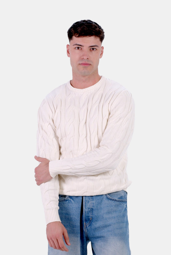 Organic Cotton Couple Jumper Snowfall Men