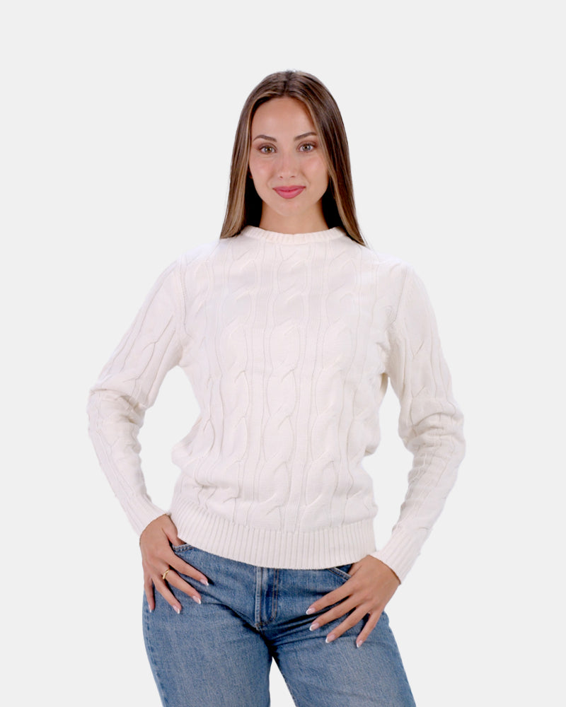 Organic Cotton Couple Jumper Snowfall Women