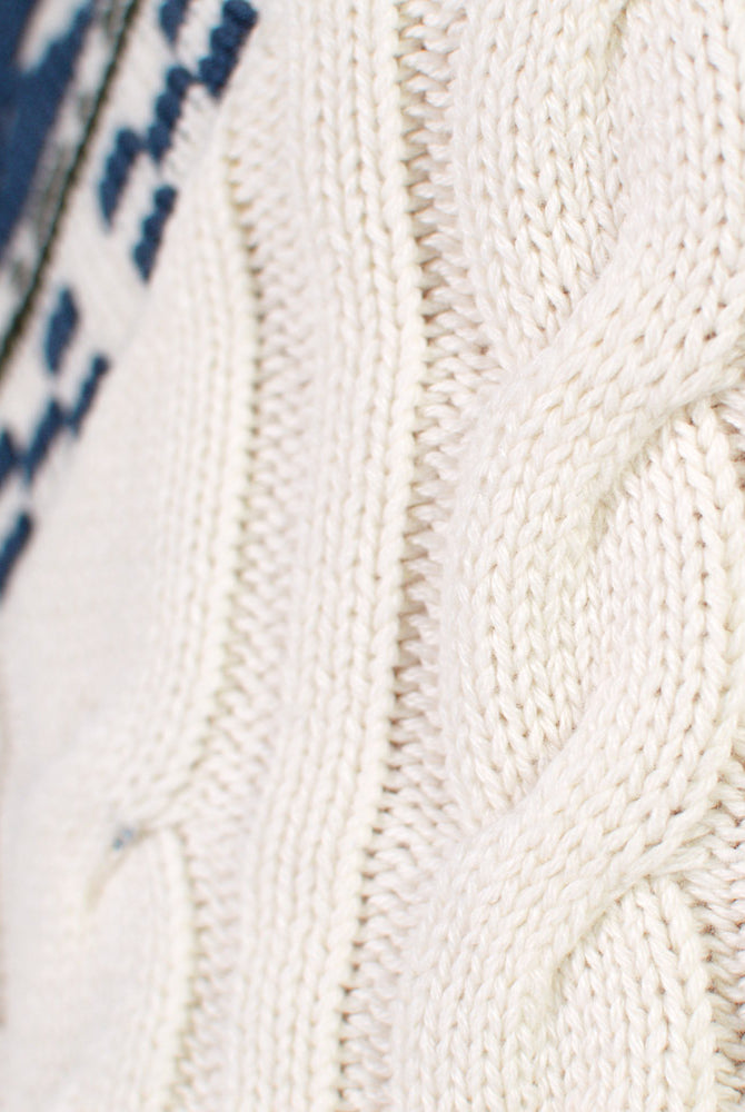 Organic Cotton Jumper Cardigan Cottage Couple