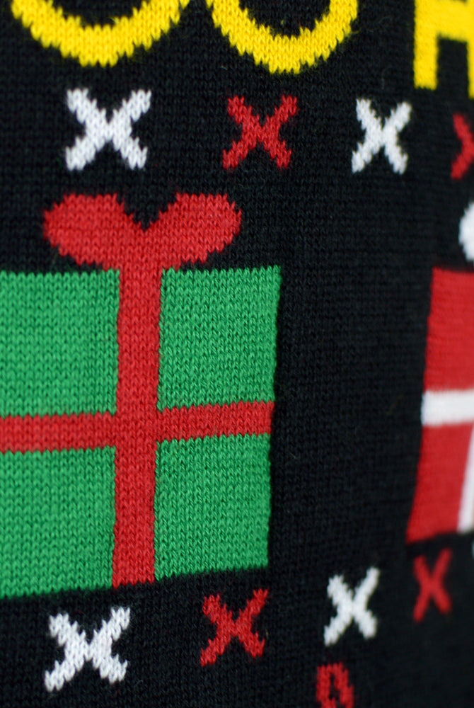 Organic Cotton Mens Christmas Jumper Gifts Santa Snowmen