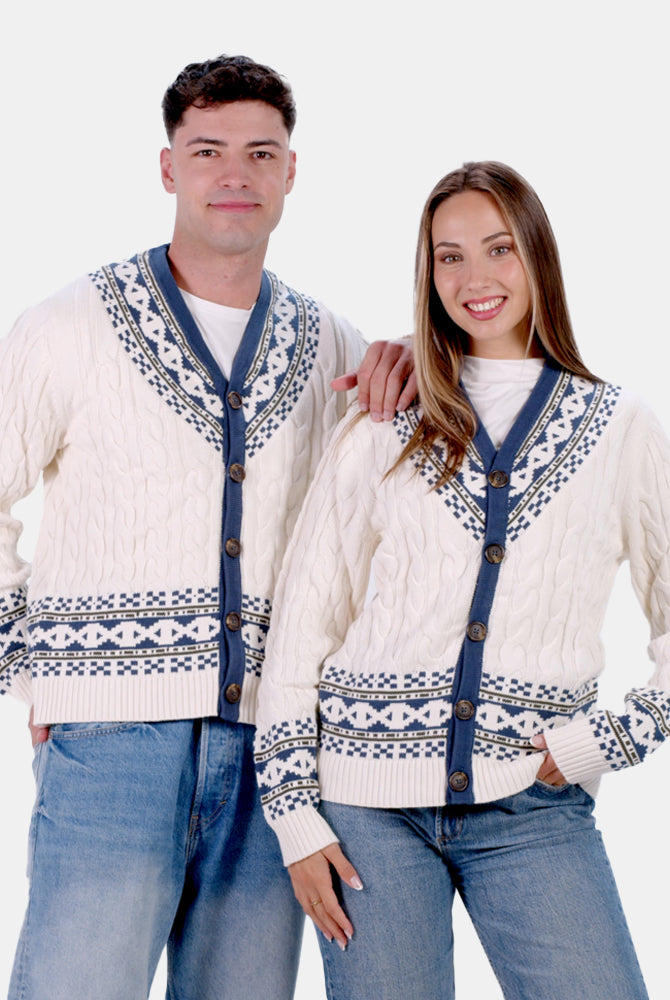 Organic Cotton Mens Jumper Cottage Couple