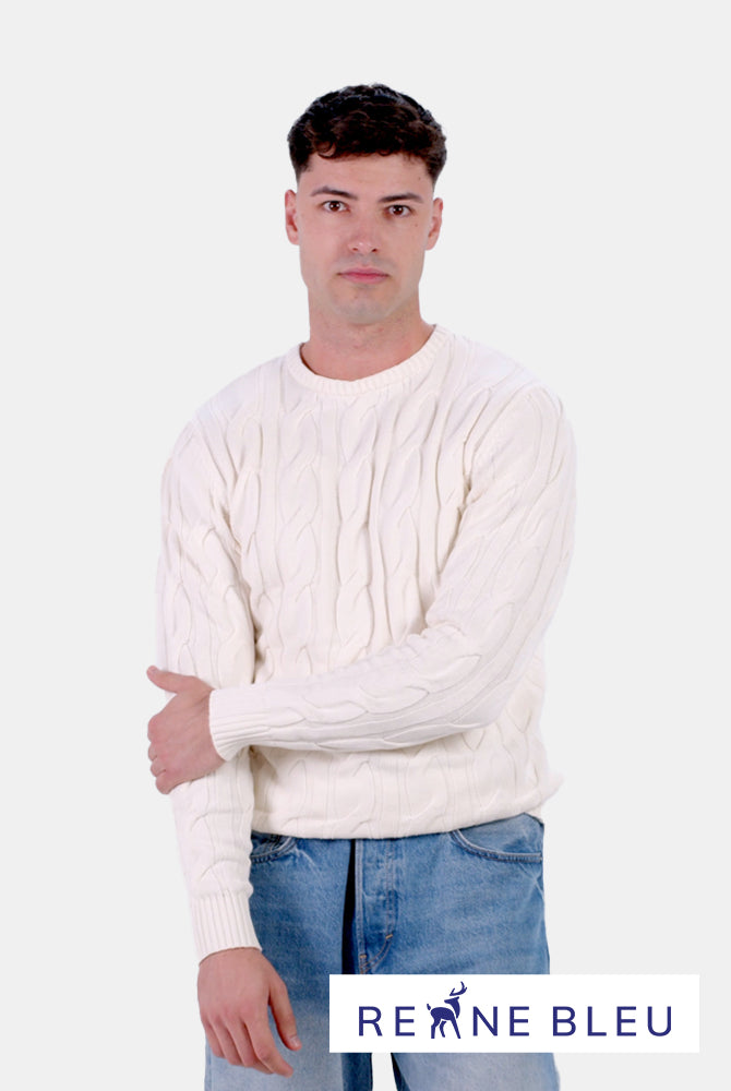 Organic Cotton Mens Jumper Snowfall