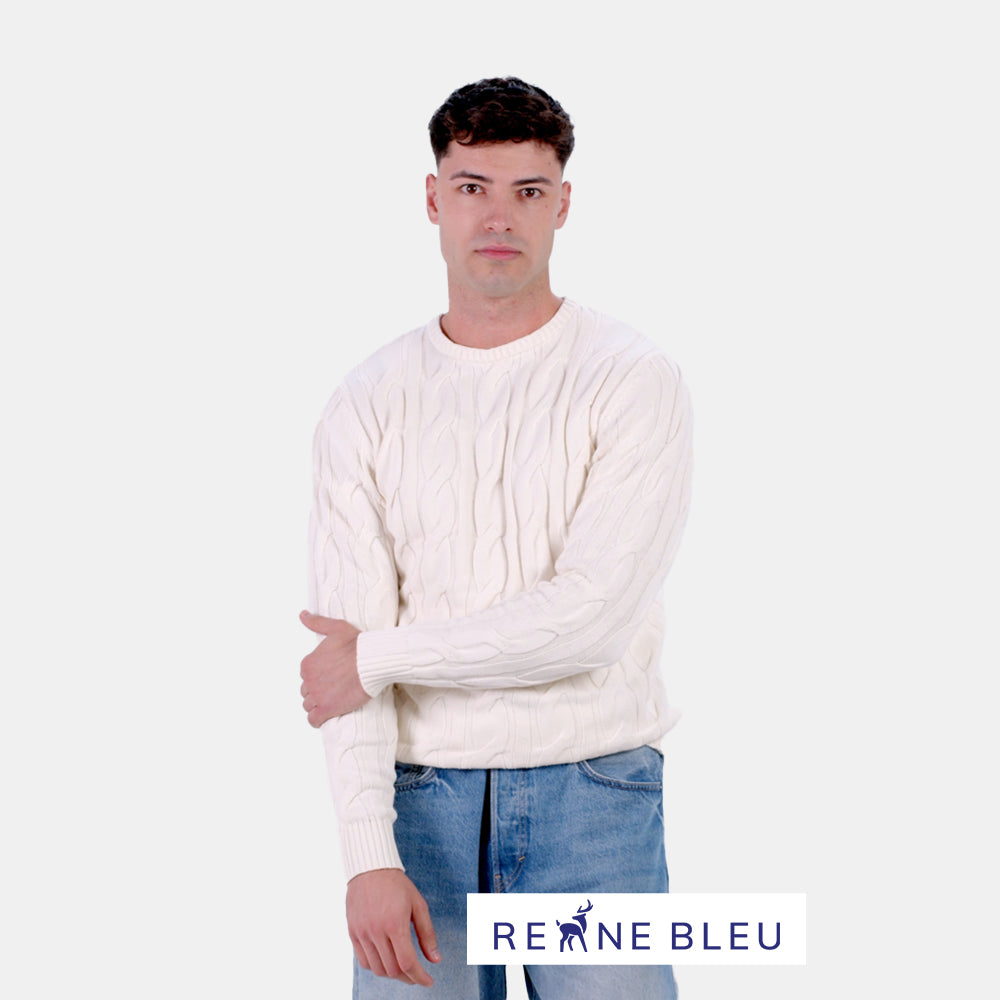 Organic Cotton Mens Jumper Snowfall