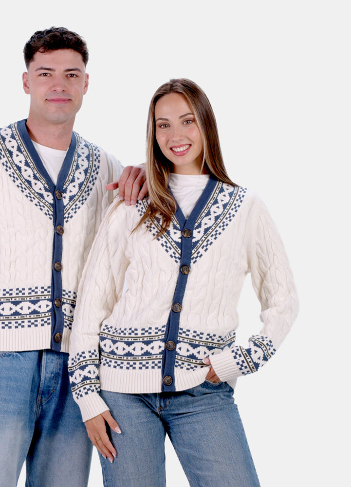 Organic Cotton Womens Jumper Cottage Couple