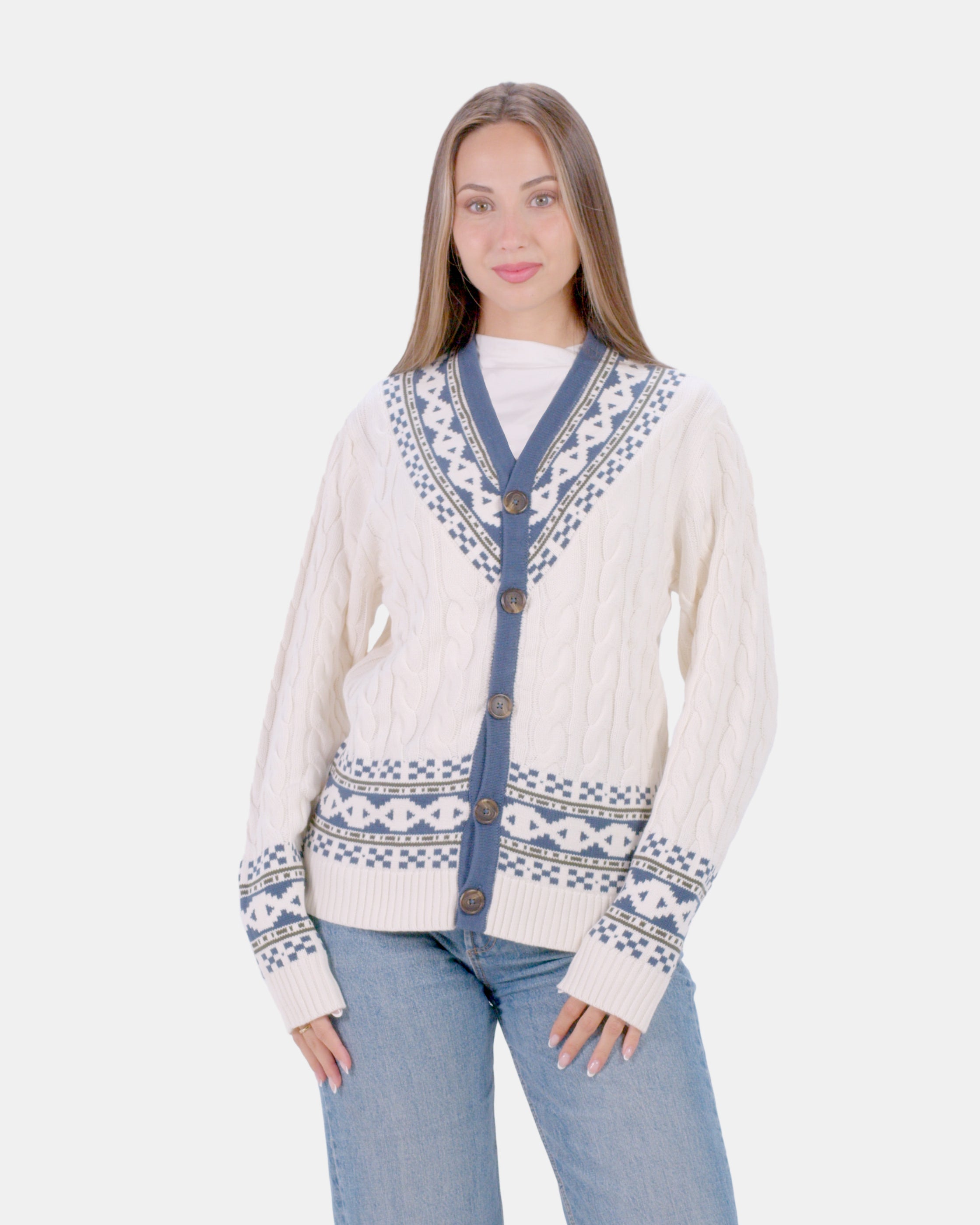 Organic Cotton Womens Jumper Cottage