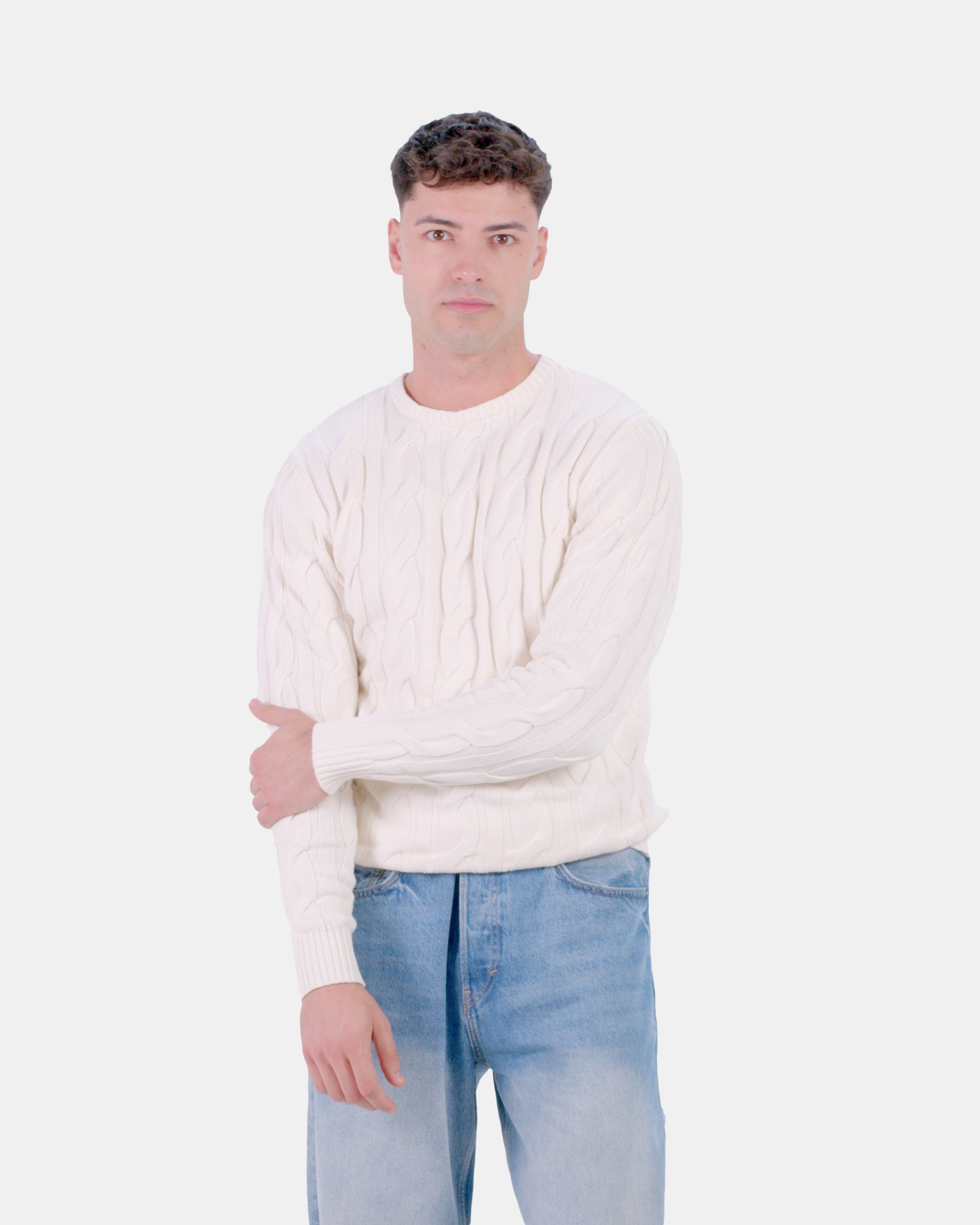 Organic Cotton Womens Jumper Snowfall Men