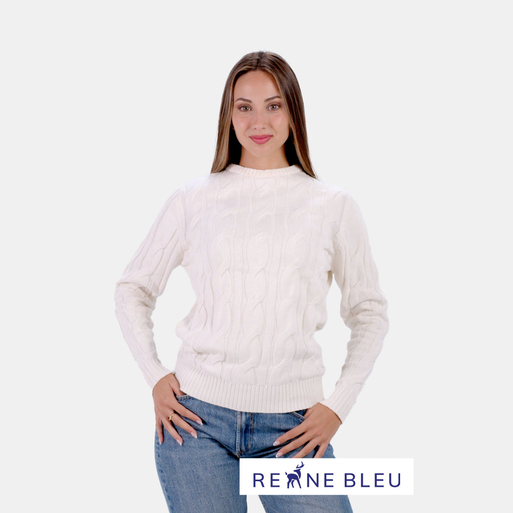 Organic Cotton Womens Jumper Snowfall