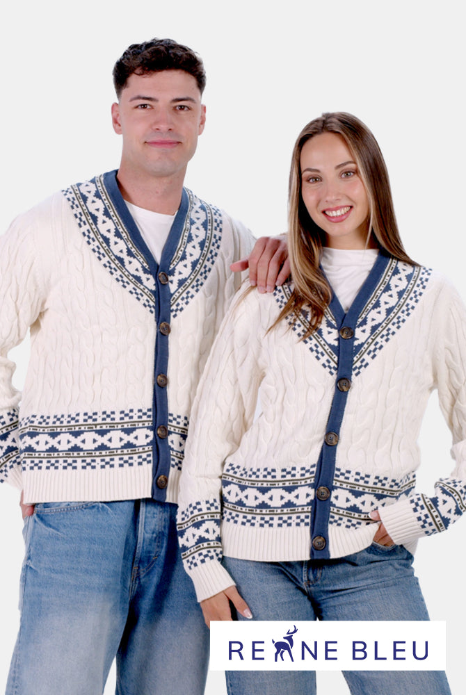 Organic Cotton Womens Mens Jumper Cardigan Cottage