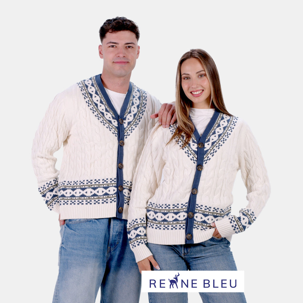 Organic Cotton Womens Mens Jumper Cardigan Cottage
