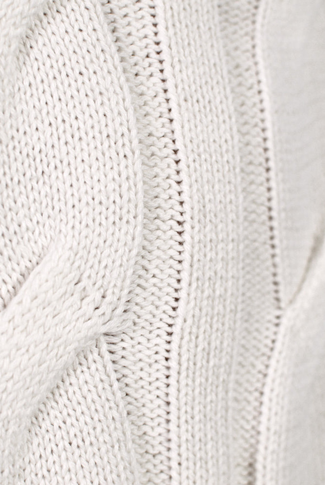 Organic Mens Cotton Jumper Snowfall
