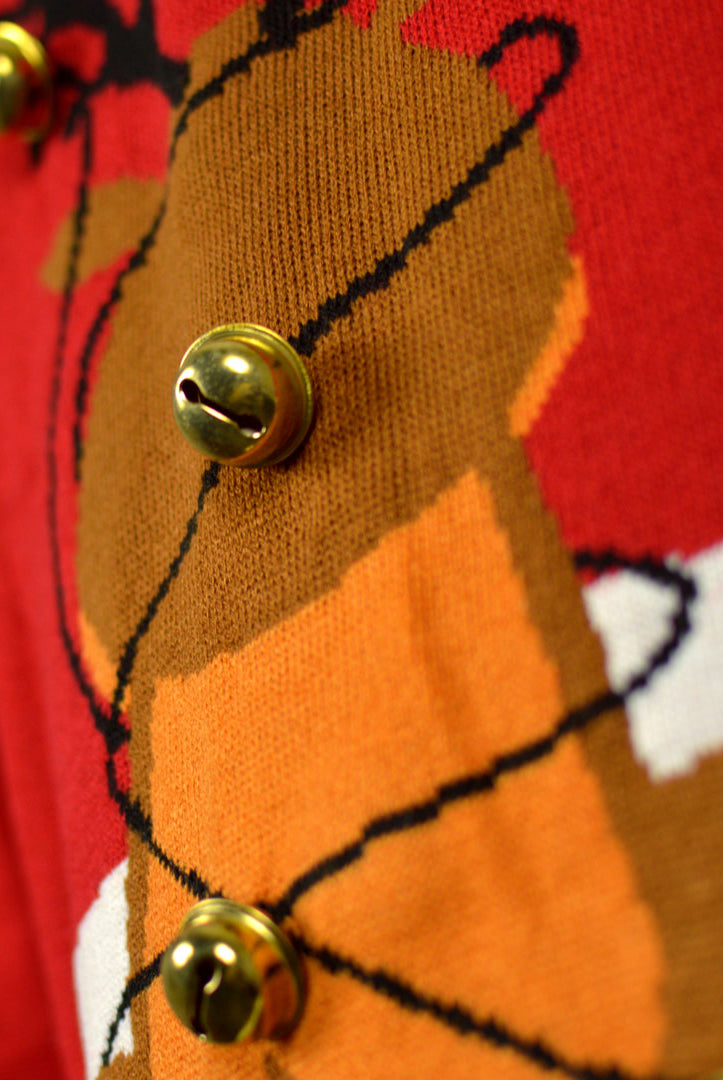 Detail Red 3D Women's Jingle Bells Suck Christmas Jumper
