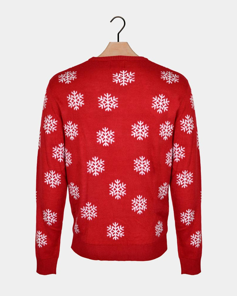 Red Couple's Christmas Jumper Rudolph the Reindeer