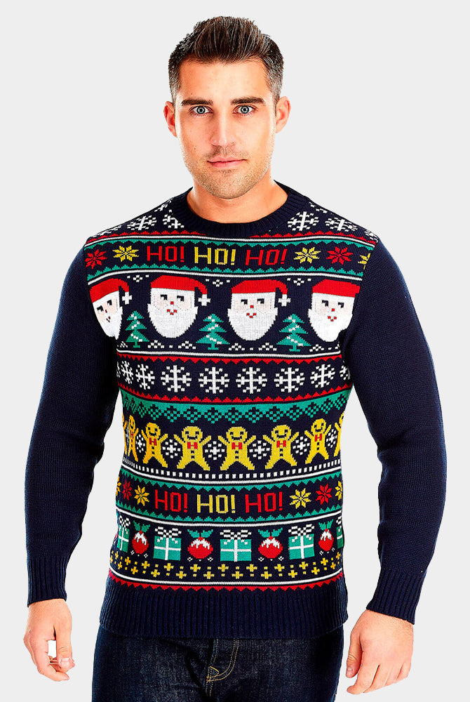 Santa Ho Ho Ho! Couple's Christmas Jumper mens
