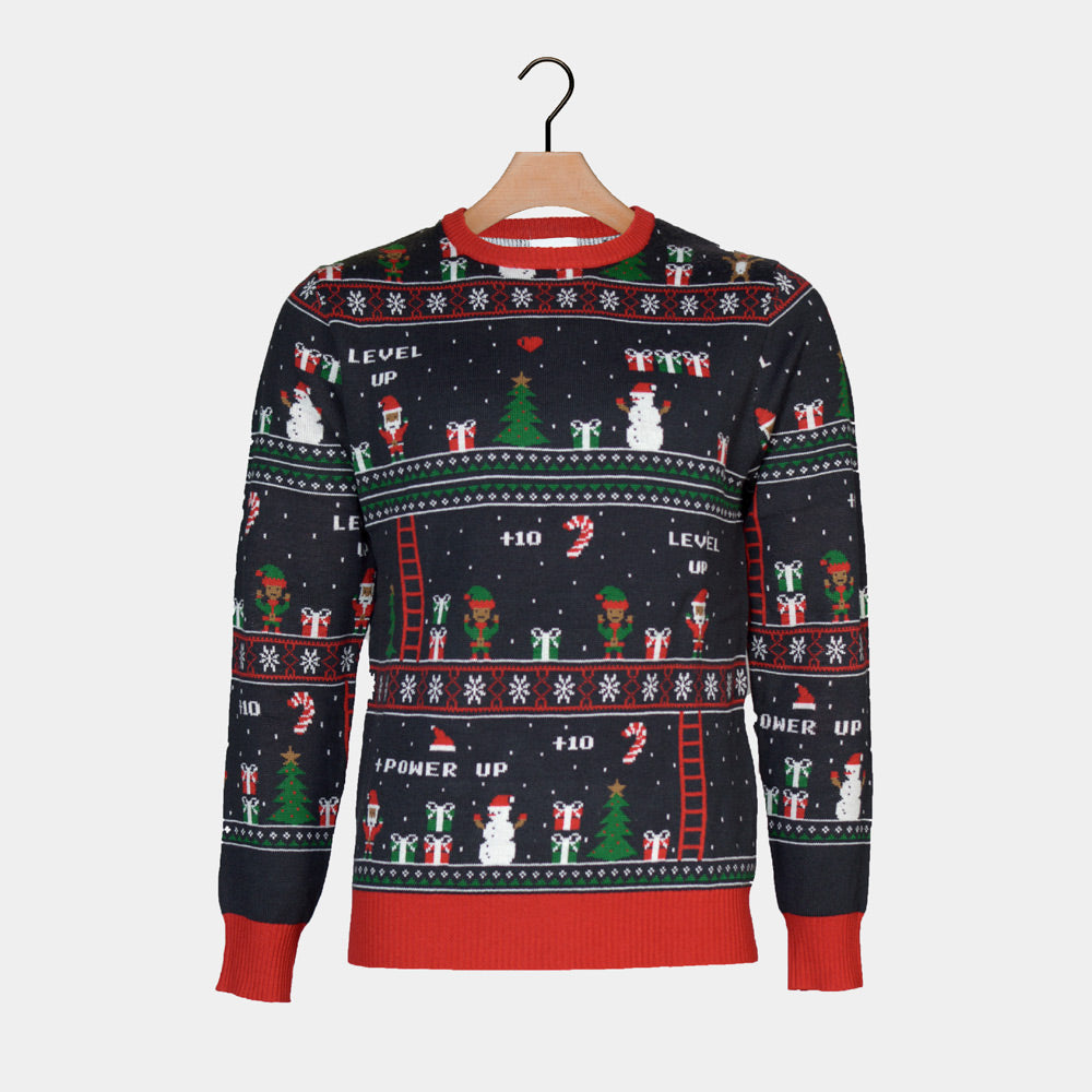 Vintage Boys and Girls Christmas Jumper Gaming