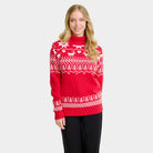 Classy Women Turtleneck Organic Cotton Couples Christmas Jumper Greenlandish