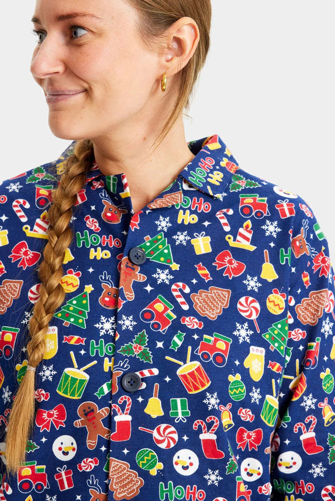 Womens Christmas Dream Blue Christmas Pyjama