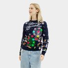 LED light-up Christmas Jumper Winter Wonderland Women's