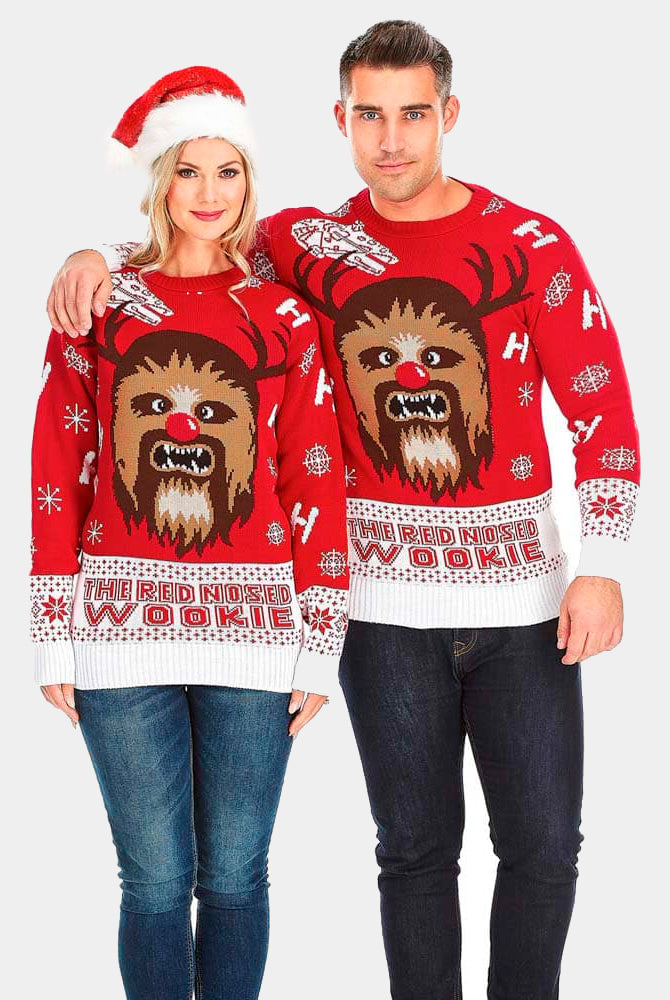 Wookiee Couple's Christmas Jumper