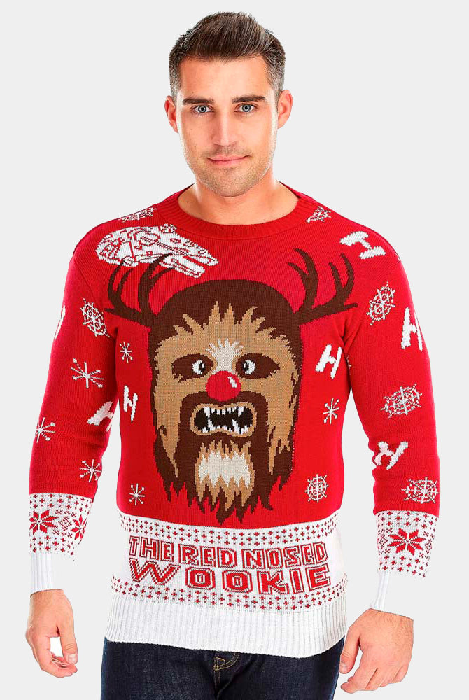 Star Wars Wookiee mens Couples Christmas Jumper