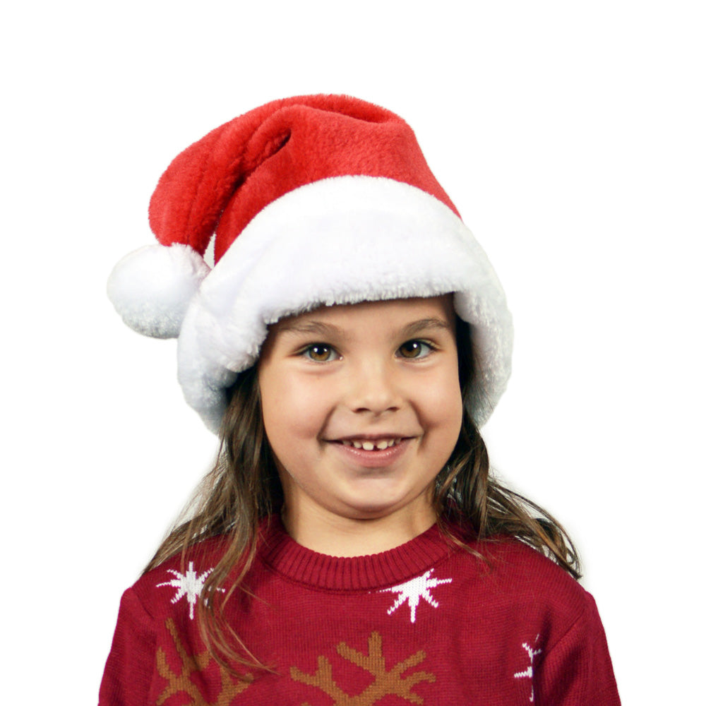 Kids Christmas Deluxe Santa Hat