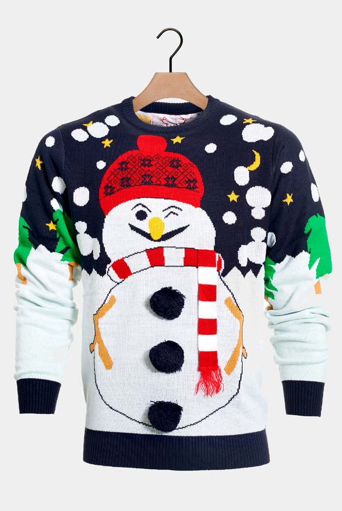 Christmas Jumper with 3D Snowman