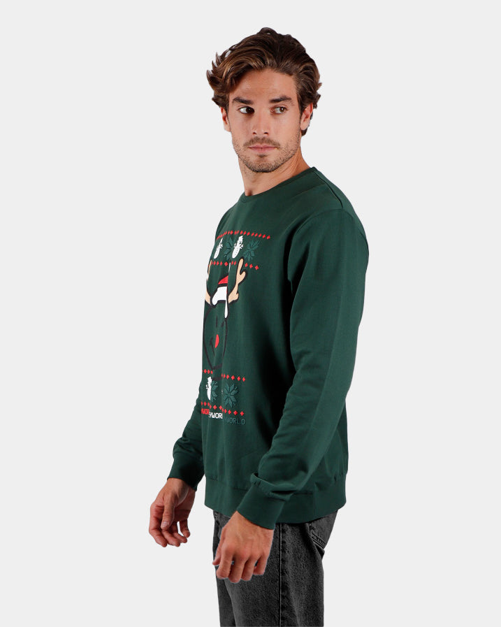 Christmas Sweatshirt Smile Mens