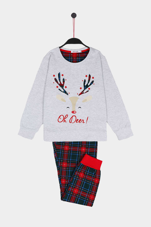 Girls Christmas Piyama Oh Deer!
