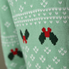 Green Sweet Family Christmas Jumper Detail