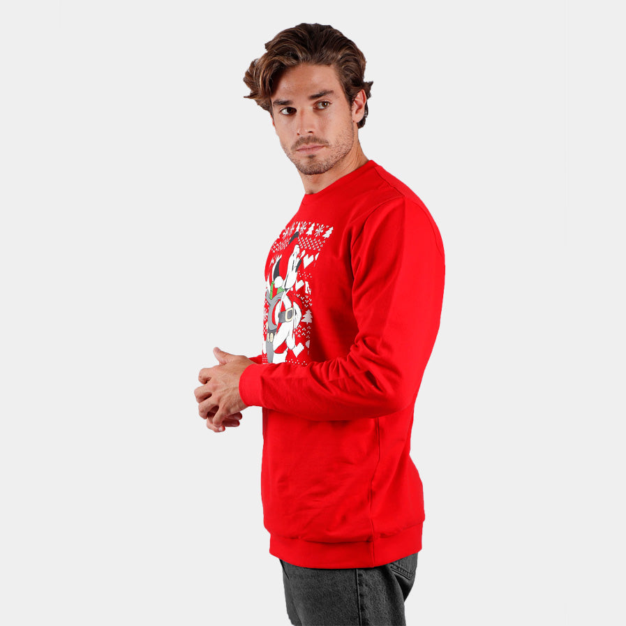 Christmas Sweatshirt Mickey Mens