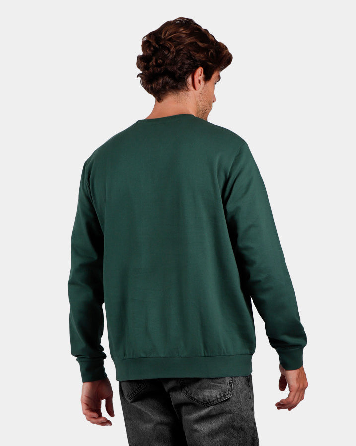 Mens Christmas Sweatshirt Smile Back