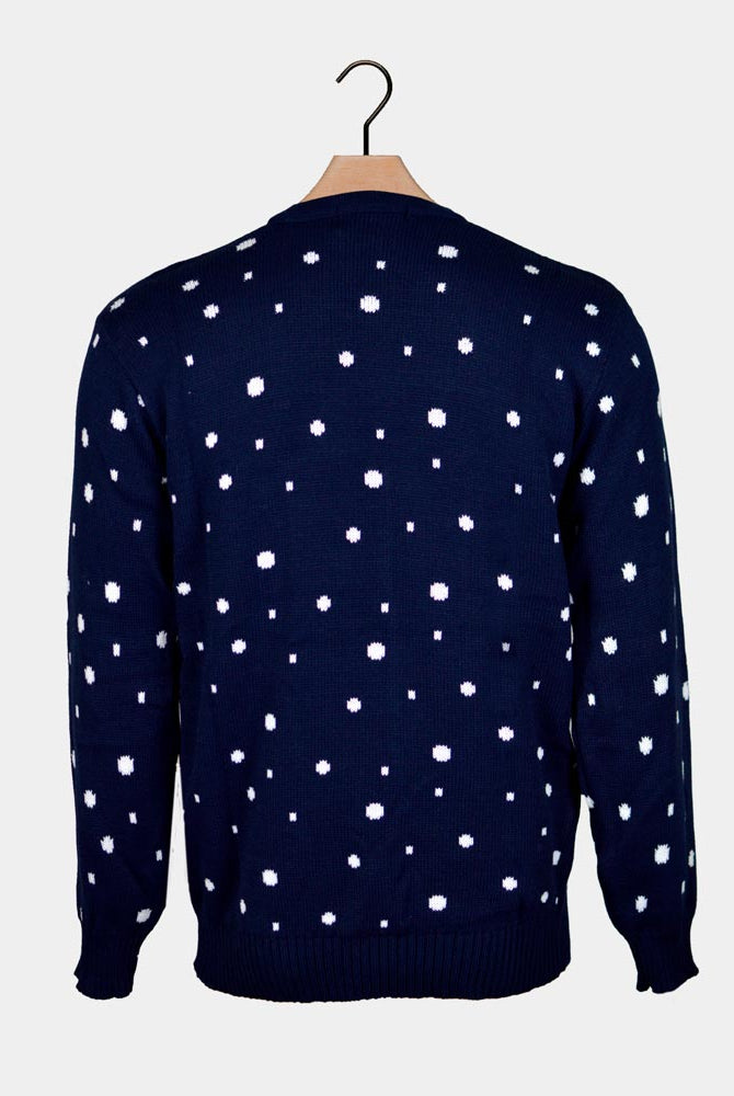 Merry Christmas and Happy New Year Christmas Jumper Back