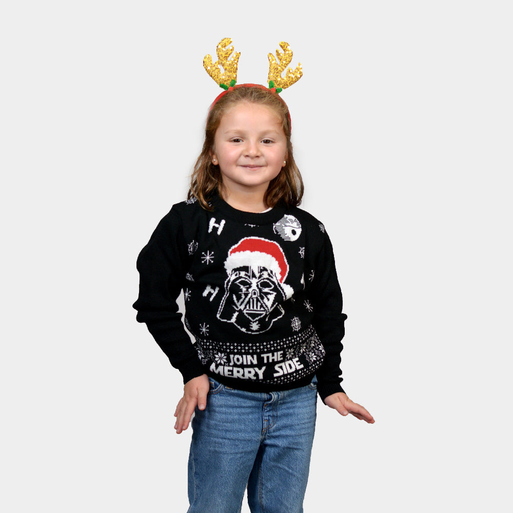 Star Wars Darth Vader Boys and Girls Christmas Jumper Girls