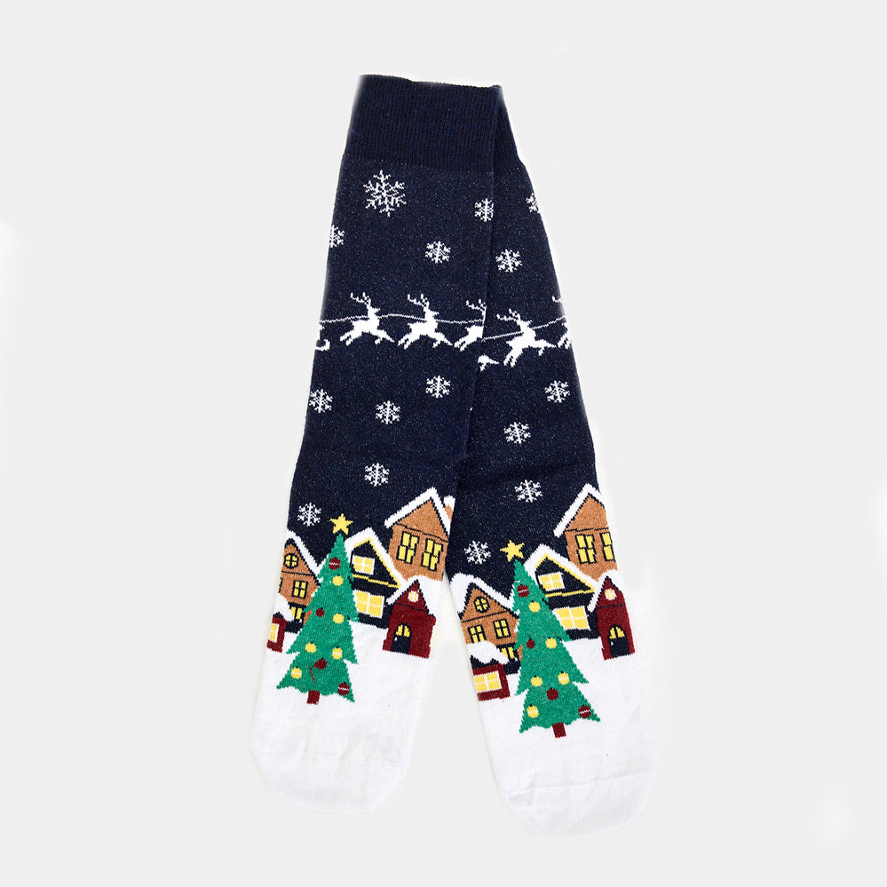 Unisex Christmas Socks Alaska