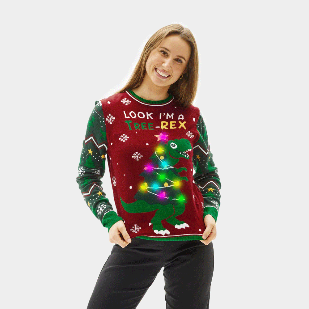 Tree rex 2025 christmas jumper