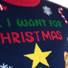 Christmas Food LED light-up Christmas Jumper detail 1