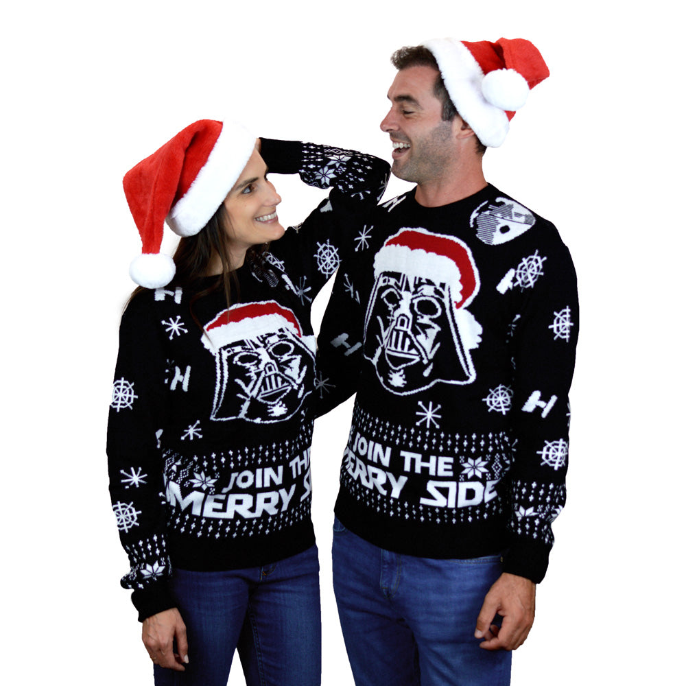 Couples Join The Merry Side Family Christmas Jumper