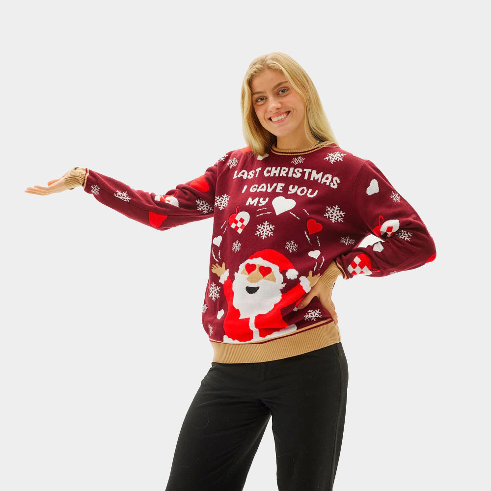 Last Christmas I gave you my Heart Christmas Jumper womens